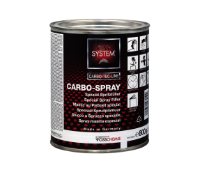 картинка Шпатлевка 2К полиэфирная напыляемая "CARBO" прозрачная (0.82 кг) + отвердитель от магазина
